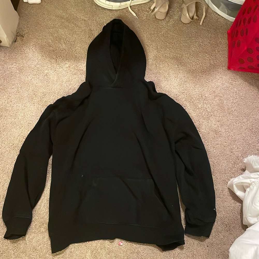 Black oversized hoodie